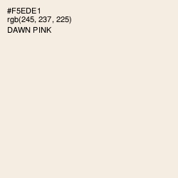 #F5EDE1 - Dawn Pink Color Image